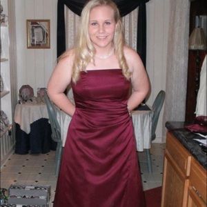 Burgundy Prom Dress